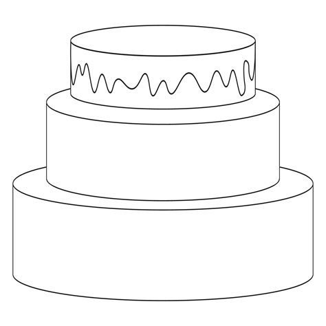 Cake Sketching Template